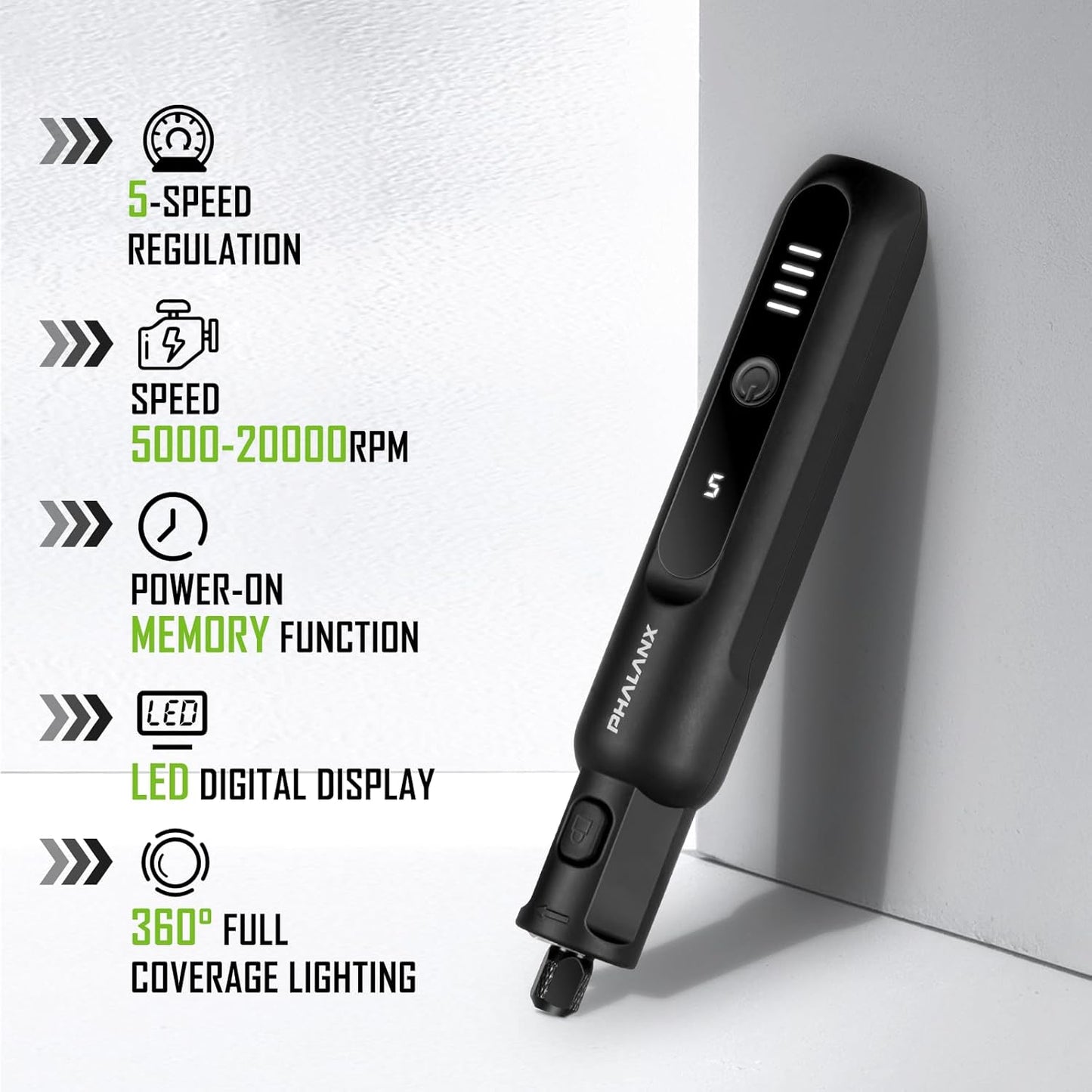 Phalanx 3.7V Mini Cordless Rotary Tool Kit