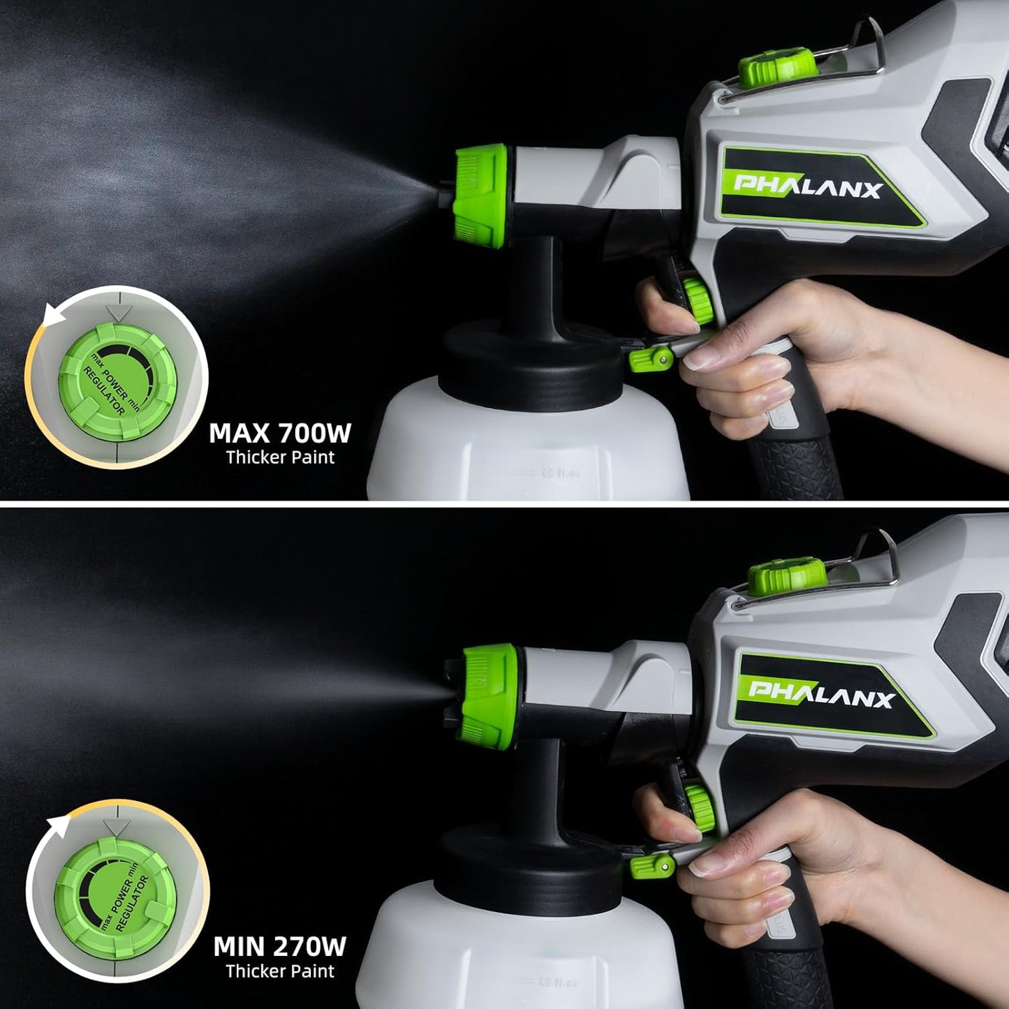 Phalanx Handheld Paint sprayer HVLP Electric Spray