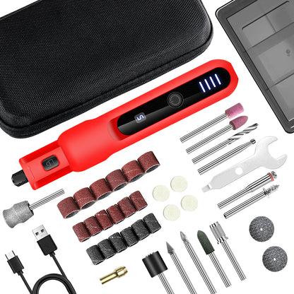 Phalanx Rotary Tool - 3.7V Cordless Rotary Tool Kit LED Ring Work Light（Designed for pets）