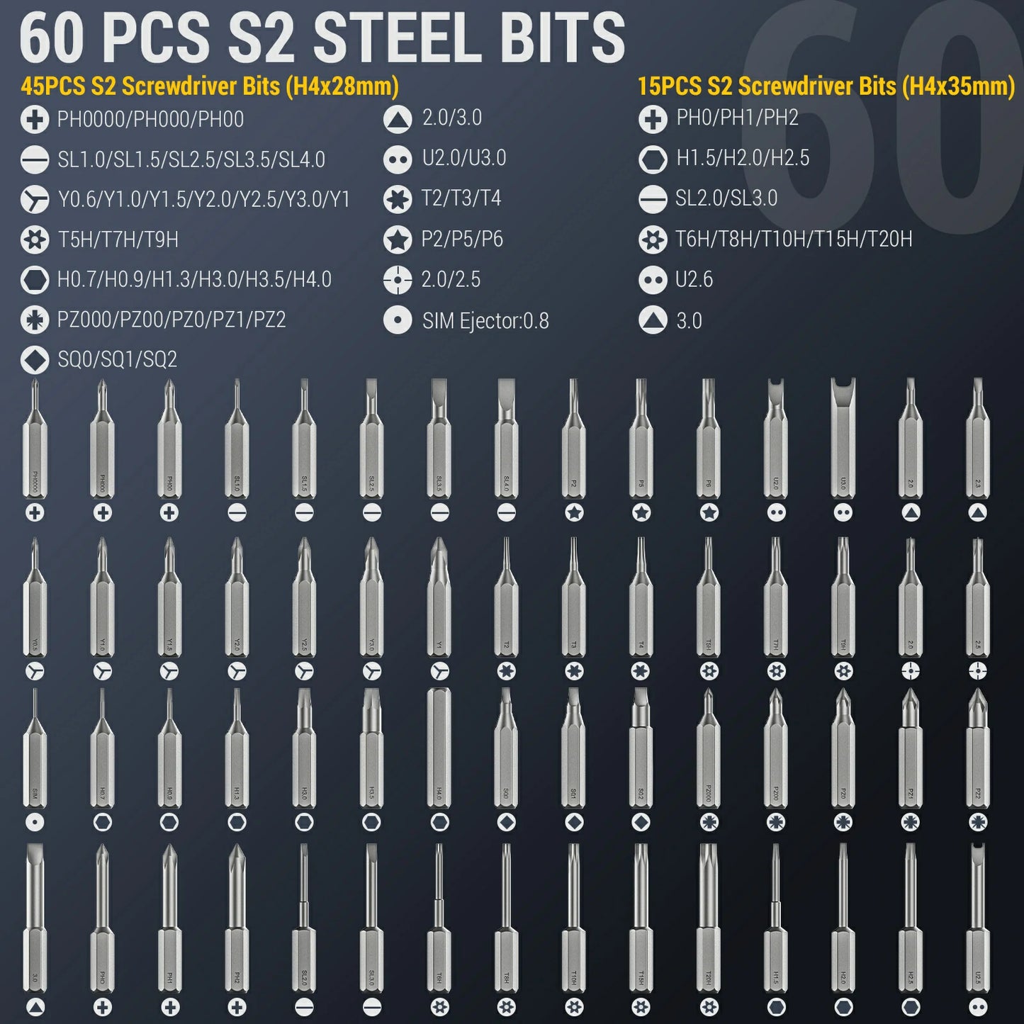 Phalanx Portable screwdriver set