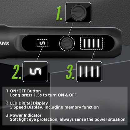 Phalanx 3.7V Mini Cordless Rotary Tool Kit