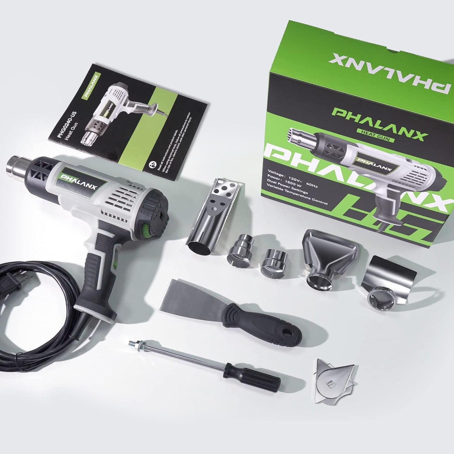 Phalanx Fast Heat Hot Air Gun