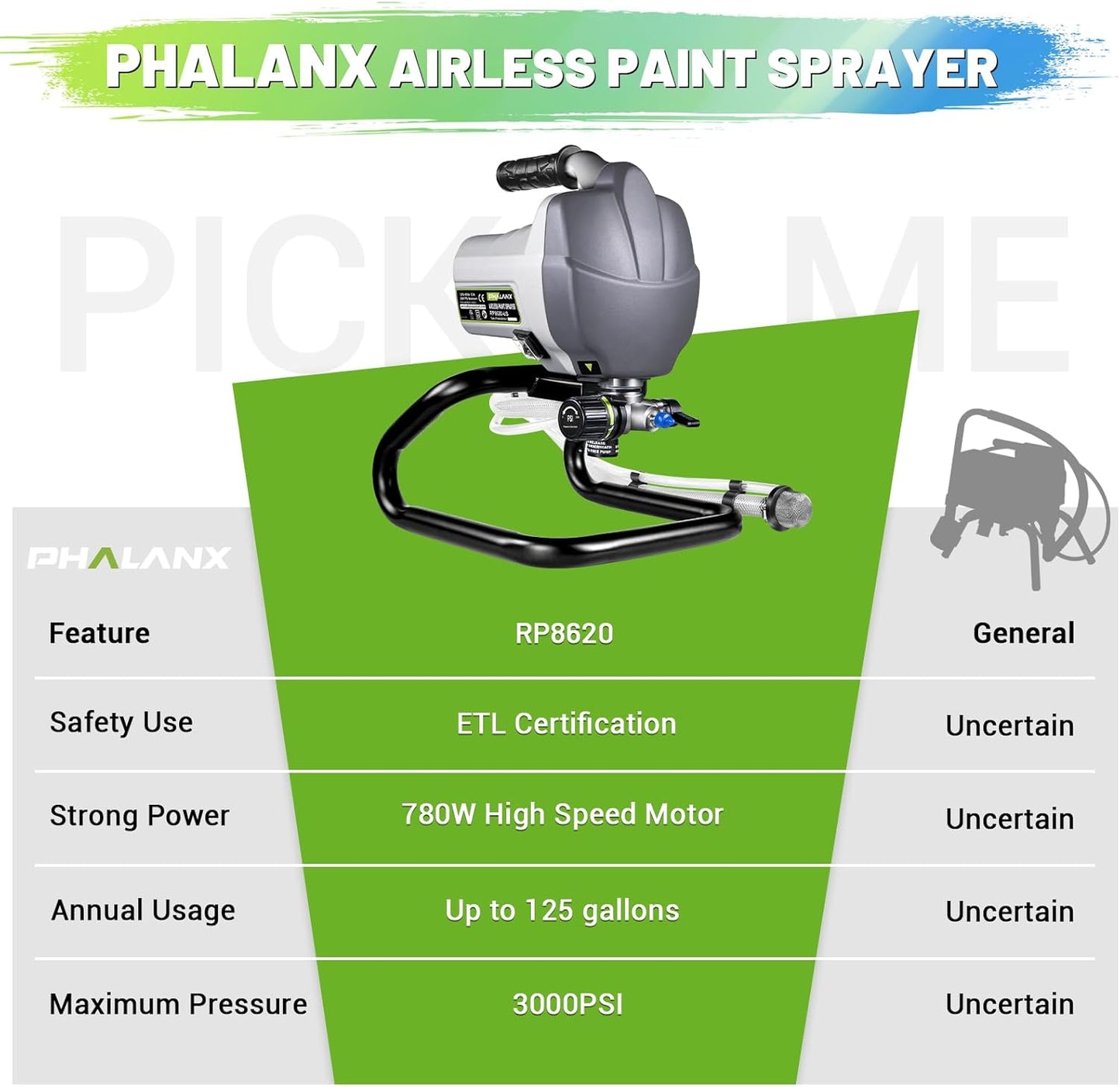 Phalanx Airless Paint Sprayer