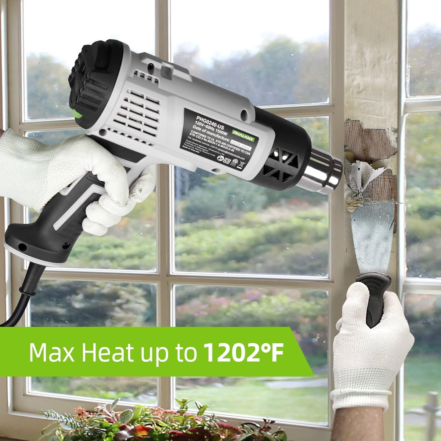Phalanx Fast Heat Hot Air Gun