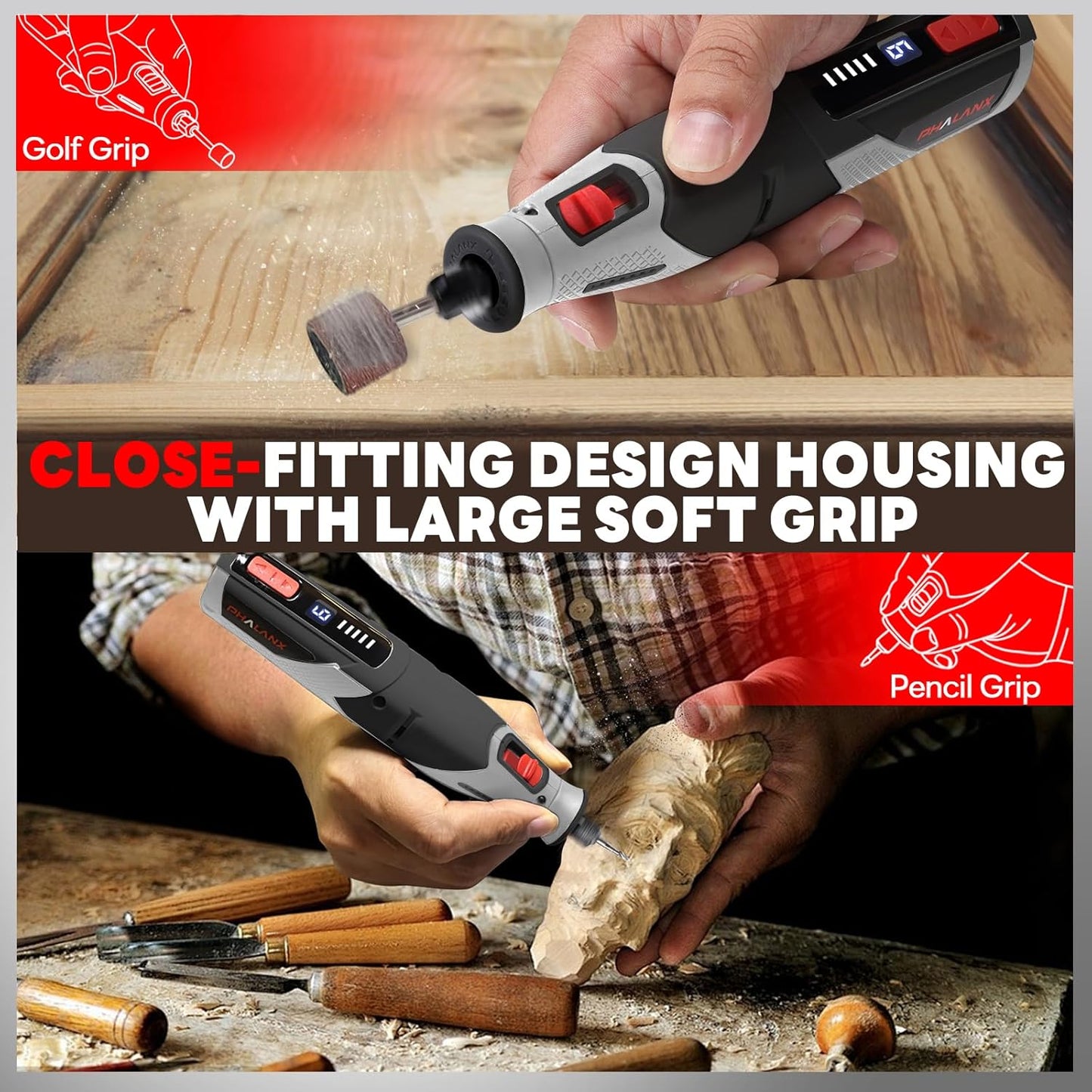 Phalanx Rotary Tool - 4V Rotary Tool Cordless
