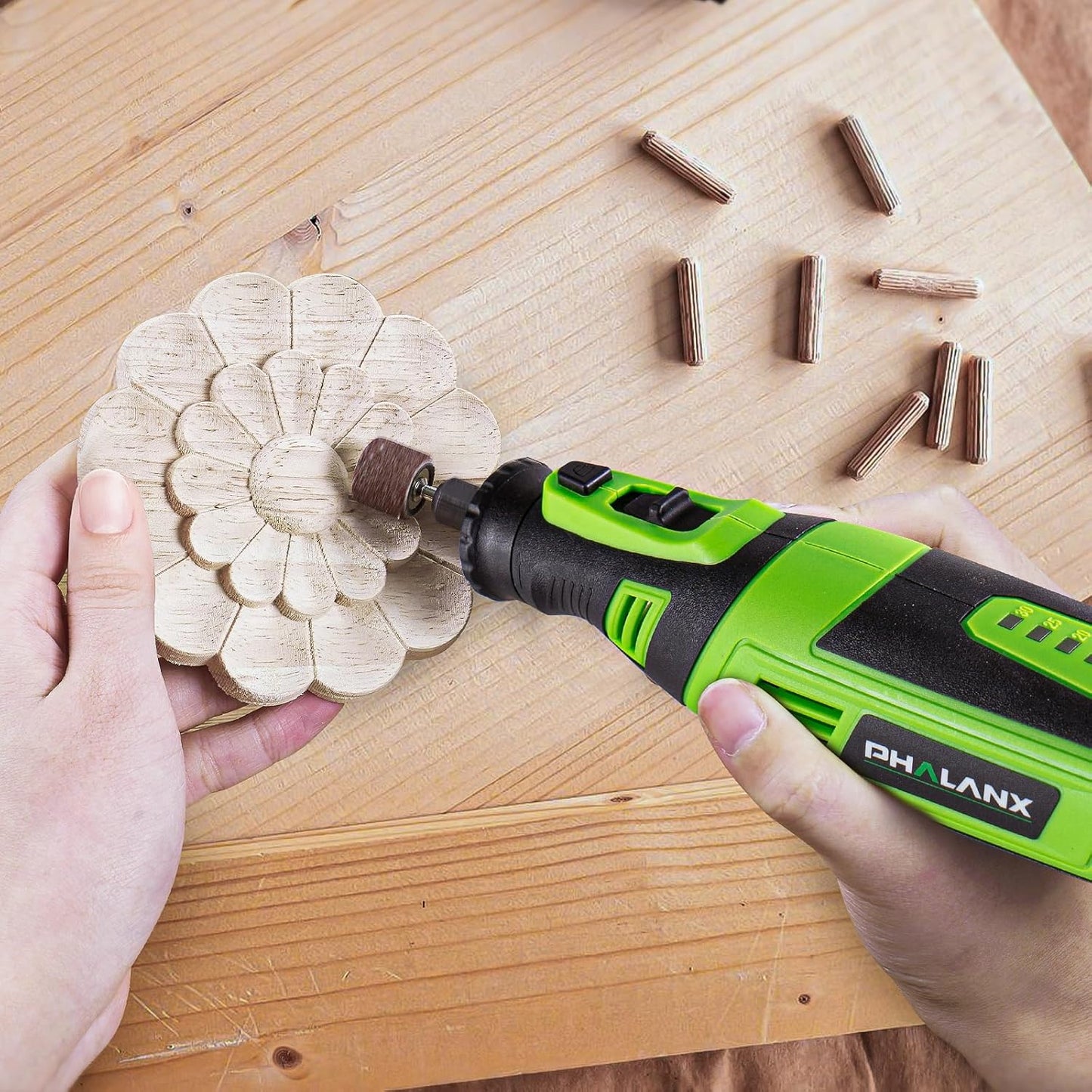 Phalanx 8V Cordless Rotary Tool Kit  Multifunctional