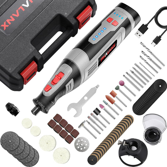 Phalanx 8V Rotary Tool 2 Shield Attachments & Suitcase